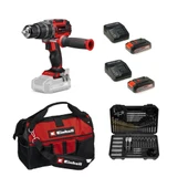 Einhell Tp-Cd 18/60 Li-I Bl Solo Akülü Vidalama + 2 x 2.5 Ah Akü ve 103 Parça Uç Seti (Kumaş Çanta Dahil) - 1