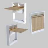 Decormet Bracked Çok Fonksiyonlu Masa Safir Meşe thumbnail 10