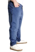Mode XL Büyük Beden Erkek Pantolon Kot Klasik Toronto Blue 22936 Mavi - 3