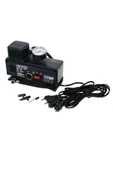 220 Volt-12 Volt 250 Psi Psi Kompresör Lastik Hava Şişirme Oto Pompası Fişli Çakmaklıklı - 2