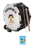 Rennes DVL-32BRW Örf Aletleri Özel Tasarım Çocuk Davulu 30 cm - 1