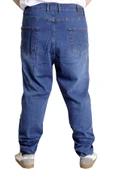 Mode XL Büyük Beden Erkek Pantolon Kot Klasik Toronto Blue 22936 Mavi - 4