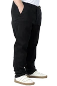 Mode XL Büyük Beden Erkek Gabardin Pantolon Doğa 22850 Siyah thumbnail 2