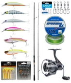 Yek Outdoor Pro Spin Seti Kendo Kenshi Pro 2.65m 10-35gr Olta Kamışı&Savage Gear Fazor 4000 Olta Makinesi - 1