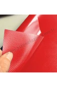 sizenelazım 80cm x 1m  Kırmızı PVC Su Geçirmez Balkon Demiri Korkuluk Çit Branda thumbnail 5