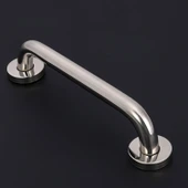 Tutunma Barı 40 cm Paslanmaz Metal 25 mm Çap Duvar Tipi Banyo Wc Destek Tutma Aparatı Kaymaz Saplı - 2