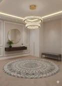 GN GEN AYDINLATMA Plaket Kristal Taş Işlemeli Gold Paslanmaz Ledli 30-40 cm - 3