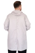 Mode XL Büyük Beden Erkek Yağmurluk Kapşonlu 22700 Gri thumbnail 4