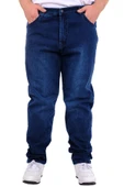 Mode XL Büyük Beden Erkek Klasik Kot Pantolon MARK 21920d Mavi - 1
