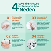 Sofia 100'lü El ve Yüz Havlusu 2 Paket Yumuşak Doku ile Mükemmel Kurulama Sağlar thumbnail 6