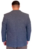 Mode XL Büyük Beden Erkek Klasik Blazer Ceket BRITANYA 23028 GRI - 3