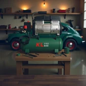 Klpro KLK8SH 8 Bar 8 Litre 2Hp Sessiz ve Yağsız Hava Kompresörü thumbnail 2