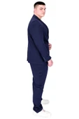 Mode XL Büyük Beden Erkek Takım Elbise Zara Tintin Basic 24020 Lacivert - 2