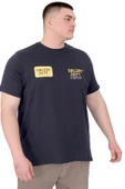 Mode XL Büyük Beden Erkek T-Shirt Bisiklet Yaka Gallery Dept U25003 Lacivert thumbnail 2