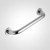 Tutunma Barı 40 cm Paslanmaz Metal 25 mm Çap Duvar Tipi Banyo Wc Destek Tutma Aparatı Kaymaz Saplı - 1