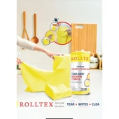 Rolltex 4'lü Paket 80'li 30X30CM Yırt Kopar %100 Mikrofiber Temizlik Bezi 4 Renk - 3