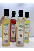 Yusuf Efendi %100 Doğal Fermente Sirke 4’lü Set (Ceviz, Üzüm, Alıç, Ananas) – 500 ml x 4 - 1