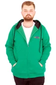 Mode XL Büyük Beden Erkek Kapüşonlu Fermuarlı Sweatshirt U25803 Benetton thumbnail 1