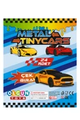 METAL TINYCARS Çek Bırak Metal Oyuncak Arabalar 24’lü Set thumbnail 1