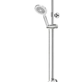 Anka Robot Duş Seti Tam Takım Beyaz Krom Lüks Yağmurlama Fonksiyonlu Yükseklik Ayarlı Duş Sistemi thumbnail 3