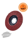 Wuvera 115MM 80 Kum Flap Zımpara – Yüksek Kaliteli Aşındırıcı Disk (1 Adet) thumbnail 3