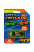 METAL TINYCARS Çek Bırak Metal Oyuncak Arabalar 24’lü Set thumbnail 4