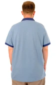 Mode XL Büyük Beden Erkek Polo Yaka T-Shirt POLO SPORT U24323 İndigo thumbnail 4