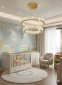 GN GEN AYDINLATMA Plaket Kristal Taş Işlemeli Gold Paslanmaz Ledli 30-40 cm - 5