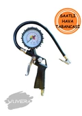 Wuvera Hava Saatli Şişirme Tabancası – Kesin Basınç için Hassas Manometre thumbnail 1