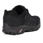 Erkek Siyah Füme Outdoor Trekking Ayakkabı Kaymaz Taban Suya Dayanıklı Hafif Rahat Günlük Yürüyüş ve Dağ Spor Ayakkabısı - 5