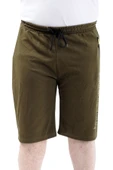 Mode XL Büyük Beden Erkek Kapri Şort Baskılı CALIFORNIA 24503 Haki - 1