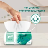 Sofia 100'lü El ve Yüz Havlusu 2 Paket Yumuşak Doku ile Mükemmel Kurulama Sağlar thumbnail 2