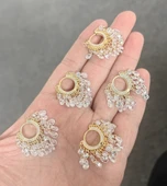 Çok Taşlı Sallantılı Gümüş Küpe | 925 Ayar Şık ve Göz Alıcı Kadın Küpesi - 2