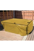 sizenelazım (1m x 2.5m x 1m) Sarı Bahçe Mobilyası Koruma Kılıfı Su Geçirmez thumbnail 3