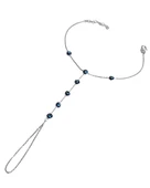 925 Ayar Gümüş Nazar Boncuklu Şahmeran Bileklik – El Yapımı, Ayarlanabilir Zincirli - Gold Renk - 4