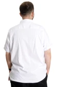 Mode XL Erkek Büyük Beden Gabardin Gömlek INTROVERT 23304 Beyaz - 4