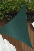 sizenelazım Üçgen Oxford Su İtici Kumaş Dekoratif Gölgelik 3 mt x 3 mt x 4.25 mt thumbnail 1
