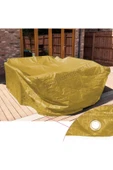 sizenelazım (1m x 2.5m x 1m) Sarı Bahçe Mobilyası Koruma Kılıfı Su Geçirmez thumbnail 2