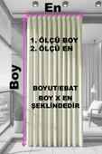 sizenelazım Su Geçirmez Desenli Oxford Balkon Perdesi Güneşlik ve Yağmurluk Renk ve 200 cm Boy Ölçü Seçenekli thumbnail 2