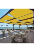 sizenelazım 50cm x 19.5m Sarı Su Geçirmez Dekoratif Gölgelik Battı Çıktı thumbnail 2