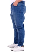 Mode XL Büyük Beden Erkek Klasik Kot Pantolon MARK 21920d Açık Mavi thumbnail 2