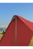 sizenelazım Pratik Kamp Gölgeliği Ve Plaj Şemsiyesi 1.5m X 5m Su Itici Oxford Kumaş (KİREMİT RENK) thumbnail 2
