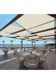 sizenelazım 70cm x 14m Krem Su Geçirmez Dekoratif Gölgelik Battı Çıktı thumbnail 2