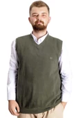 Mode XL Büyük Beden Erkek Süeter Vanize Selanik 20547 Haki - 1