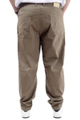 Mode XL Büyük Beden Pantolon Keten 5Cep Milano Classic 20902 Toprak thumbnail 4
