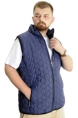 Mode XL Büyük Beden Erkek Yelek Kapitone 23702 Lacivert - 3