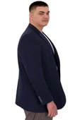 Mode XL Büyük Beden Erkek Ceket Blazer Diago 23027 Indigo - 3