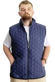 Mode XL Büyük Beden Erkek Yelek Kapitone 23702 Lacivert - 1