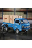 STOREMAX Uzaktan Kumandalı Sesli Işıklı Şarjlı Buhar Atan Kapıları Açılan Rc Kamyonet Yük Taşıma thumbnail 1