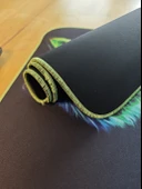SGE TEKNOLOJİ 70 X 30 CM FOSFORLU DİKİŞLİ KURT KAYDIRMAZ TABAN SPEED YÜZEY OYUNCU MOUSE PAD - 4